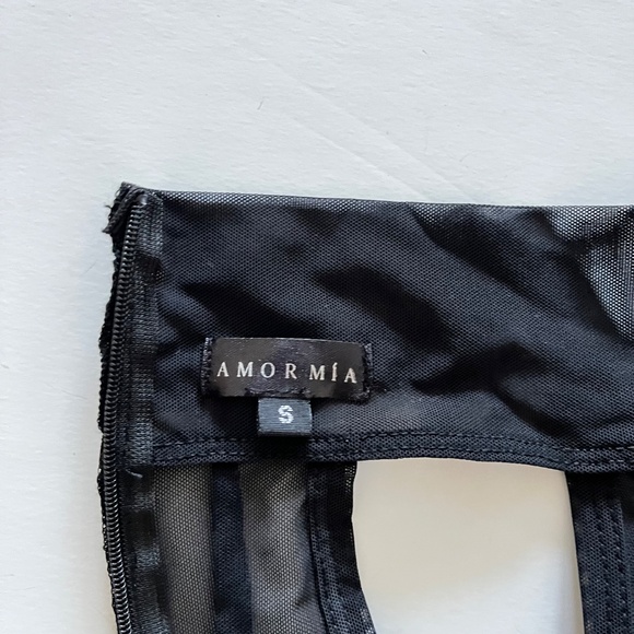 Elegant Black Sheer Jumpsuit - Picture 4 of 8